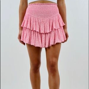 Rock n rags sunshine daydream skirt XS pink floral